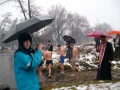Подготовка за хвърляне на св. Кръст във водите