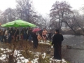 Подготовка за хвърляне на св. Кръст във водите